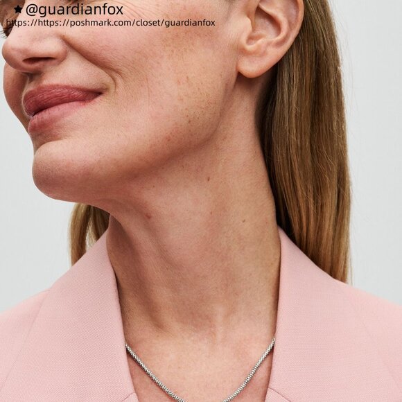 Pandora White Rose in Bloom Double Dangle Charm - Picture 6 of 7